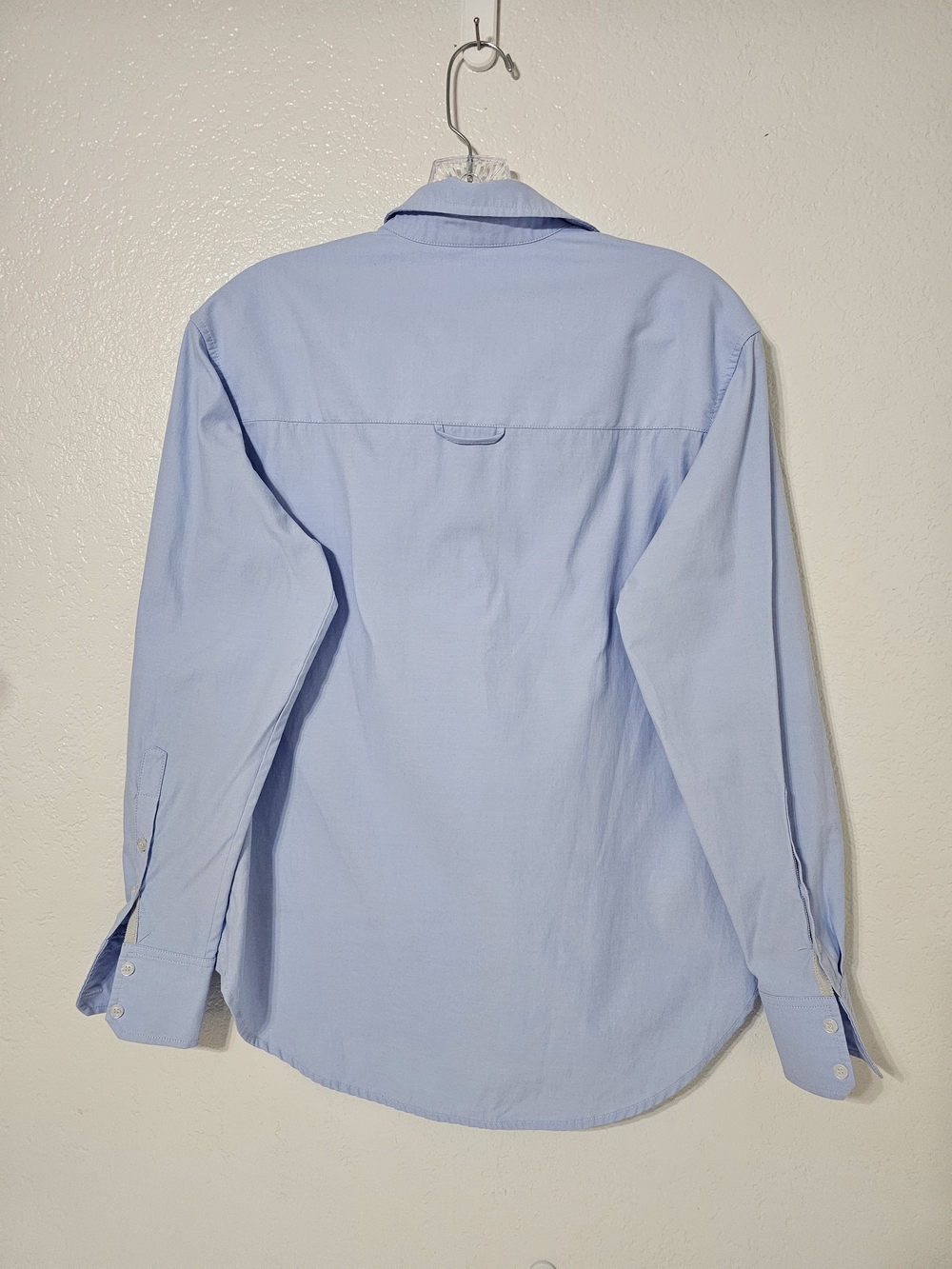 Brochu Walker Blue Button Front Shirt XS Cotton Blend Collared Long Sleeve Offic - Picture 3 of 8